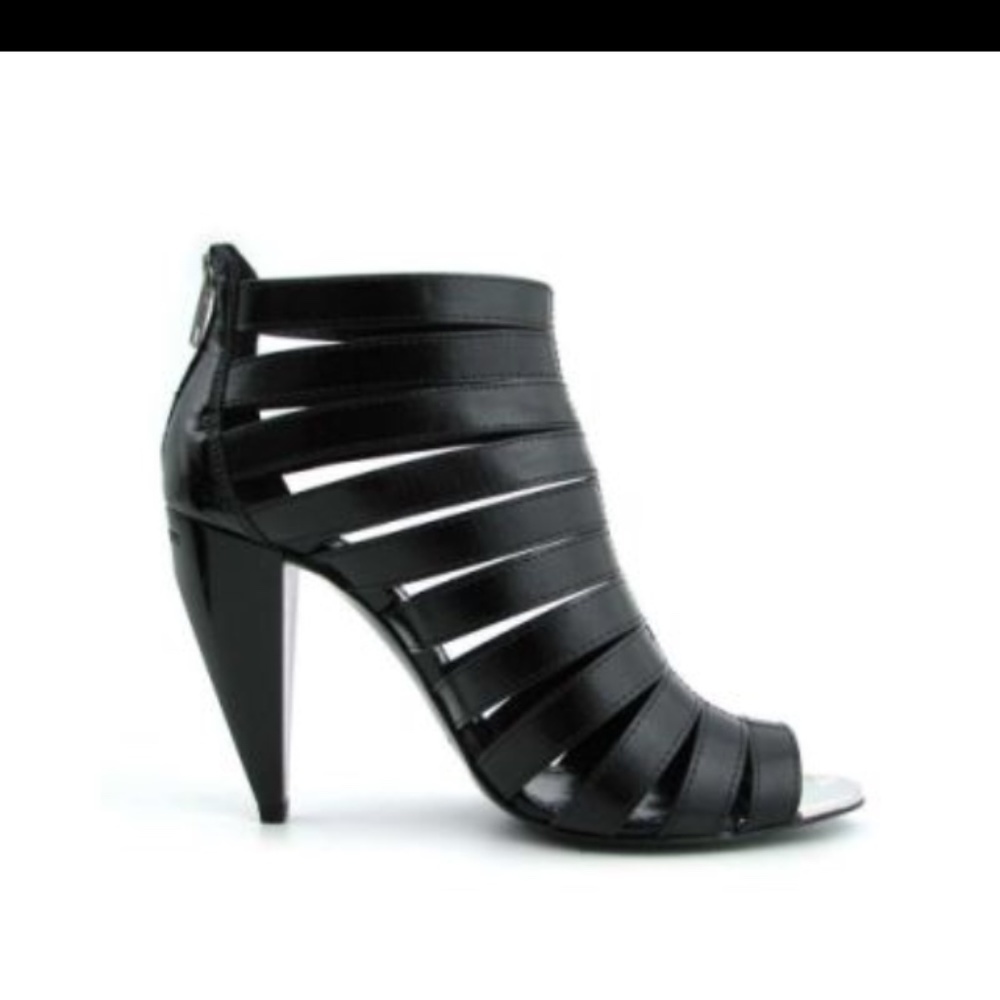 Miss Sixty Black Cage Heels